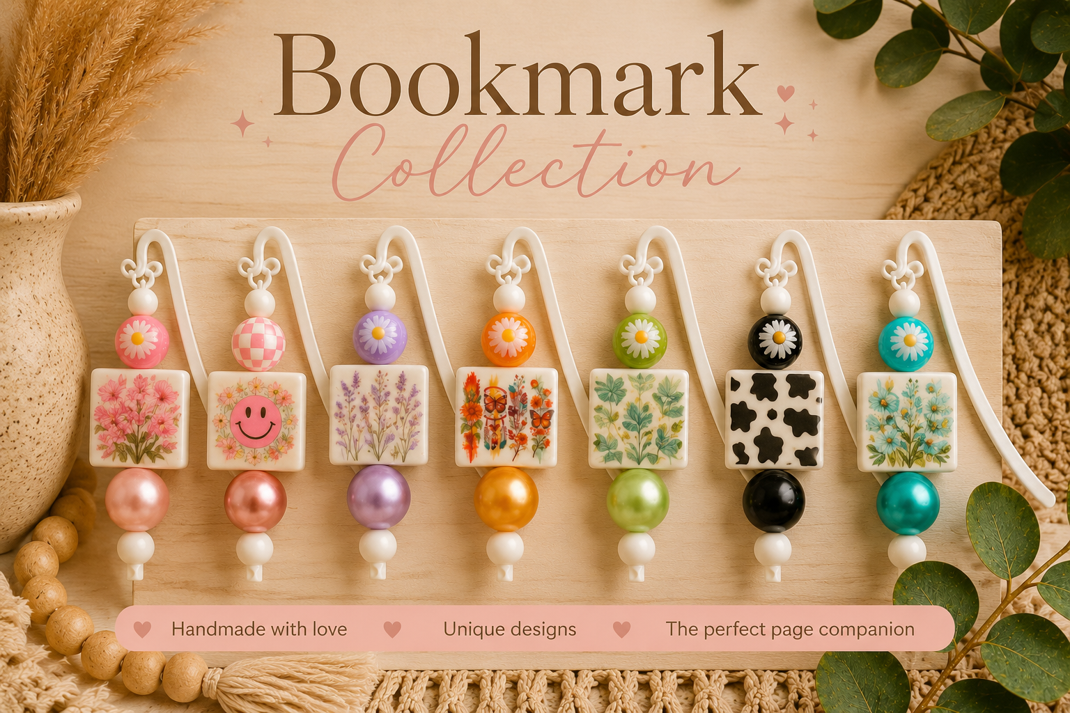 📚 Boho Beaded Bookmark Collection