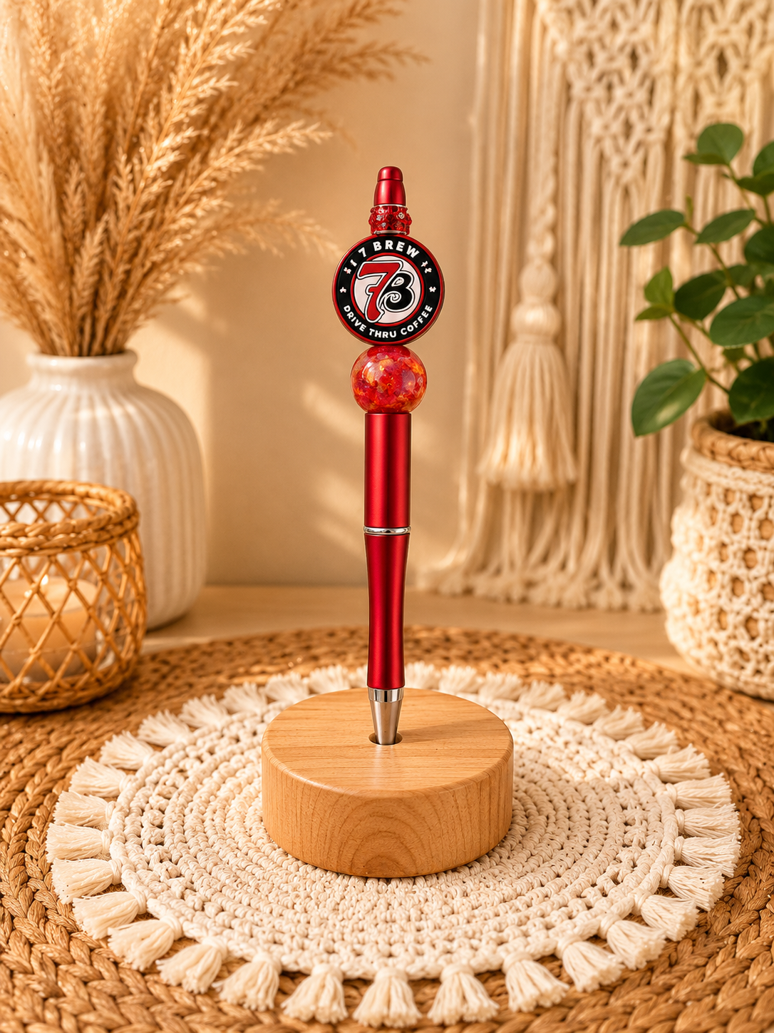 7 Brew Inspired Beaded Pen ☕❤️