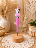 Cute Cow Beaded Pen 🐮💖